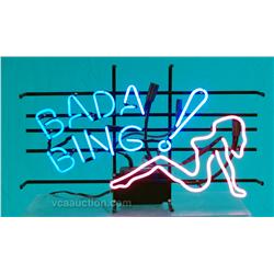 "Bada Bing!" Las Vegas Strip Club Neon Girlie Sign -