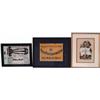 Image 1 : Lot Of 3 Chewing Gum Advertisement Signs In Frames: