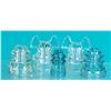 Image 1 : Lot Of 5 Glass Telephone Insulators: