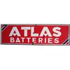 Image 1 : Large Atlas Batteries Porcelain Sign