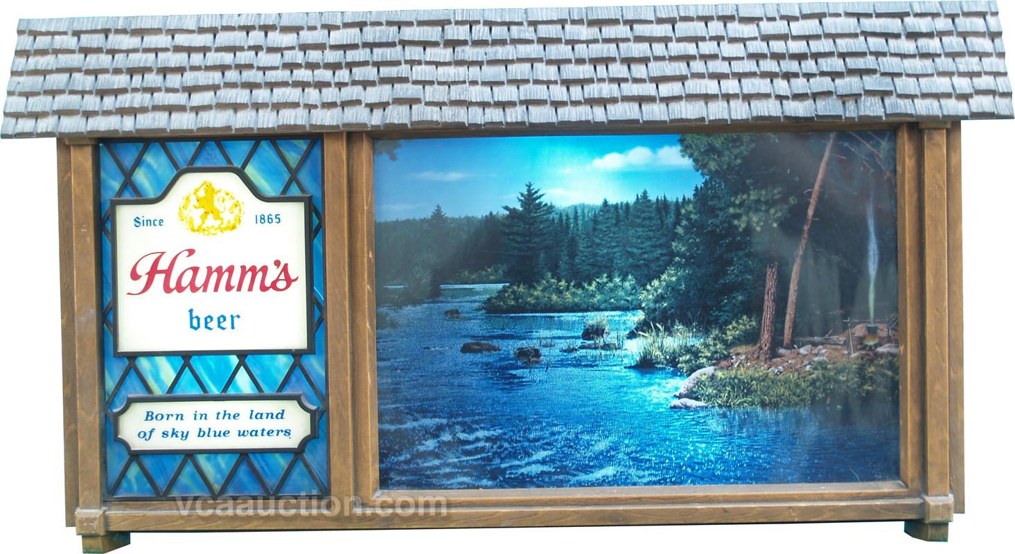 Hamm's Beer LightUp Motion Sign
