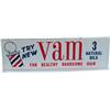 Image 1 : "Try New Vam" Barber Shop Display Tin Sign,