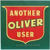 Image 1 : Oliver Another User Embossed Tin Sign