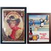 Image 1 : Lot Of 2 Framed Beer Prints: