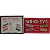 Image 1 : Lot Of 2 Wrigley's Gum Advertisement Signs: