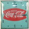 Image 1 : "Drink Coca Cola" Pam Clock w/ "Fishtail" Symbol