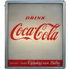 Image 1 : Coca Cola Light-Up Metal & Glass Sign,