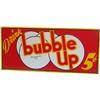 Image 1 : Drink Bubble Up Embossed Tin Sign c1939