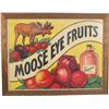 Image 1 : Large Moose Eye Fruits Apple Juice Paper Sign