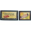 Image 1 : Lot Of 2 Chewing Gum Tin Signs In Frames: