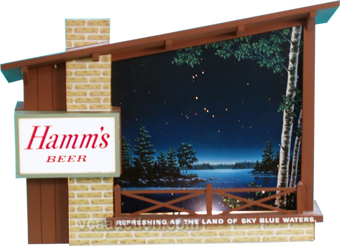 Hamm's Beer LightUp Motion Sign,