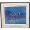 Image 1 : Framed Lithograph Print "Nighthawk",