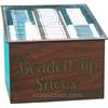 Image 1 : "Beaded Tip Laces" Tin & Glass Store Countertop Display