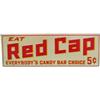 Image 1 : Eat Red Cap Embossed Tin Sign