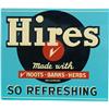 Image 1 : Hires Root Beer Embossed Tin Sign,