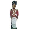 Image 1 : Large Double Sided Painted Wood Soldier Statue Display