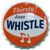 Image 1 : "Thirsty Just Whistle" Soda Pop Tin Sign,