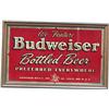 Image 1 : Budweiser Bottled Beer Reverse Glass Sign