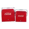 Image 1 : Lot Of 2 Restored Coca Cola Picinic Coolers