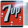 Image 2 : 7UP Double Sided Flange Tin Sign - 16" x 16"