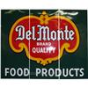 Image 1 : Large 3-Piece "Del Monte" Porcelain Sign - approx. 90"