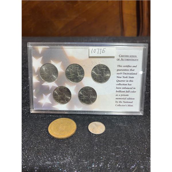 Fifth Anniversary Twin Towers Quarter Collection by National Collector's Mint