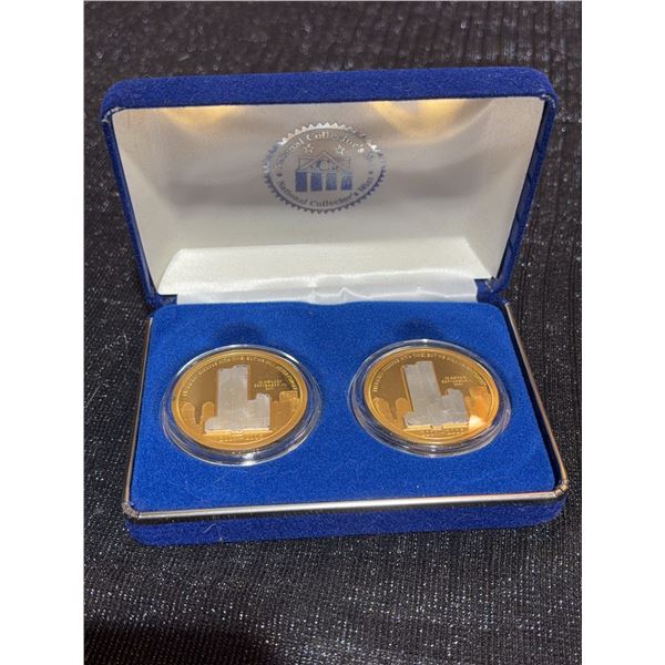 ICM National Collector's Mint 2001 9/11 Commemorative Coin Set with Case