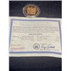 Image 3 : 2001-2006 World Trade Center Commemorative Coin, 24K Gold Clad, Certificate Included
