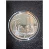 Image 2 : 2006 Cook Islands One Dollar Silver Coin Freedom Tower, 99.9% Pure Silver, Statue of Liberty