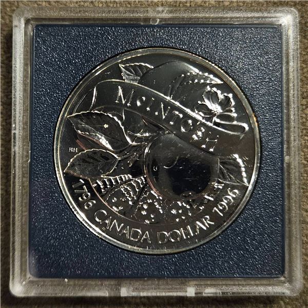 1996 Canada Dollar Silver Coin Royal Canadian Mint Montfort Commemorative