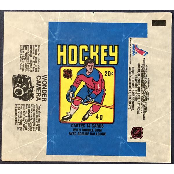 1979-80 O-PEE-CHEE HOCKEY WRAPPER - GRETZKY ROOKIE YEAR