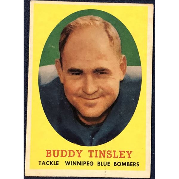 1958 O-PEE-CHEE CFL FOOTBALL BUD TINSLEY (HOF)