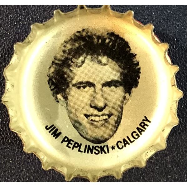 1980-81 PEPSI NHL BOTTLE CAPS - JIM PEPLINSKI