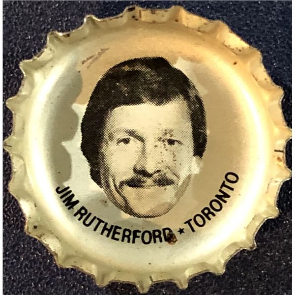 1980-81 PEPSI NHL BOTTLE CAPS - JIM RUTHERFORD