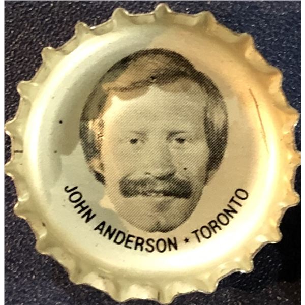 1980-81 PEPSI NHL BOTTLE CAPS - JOHN ANDERSON