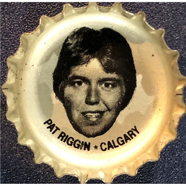 1980-81 PEPSI NHL BOTTLE CAPS - PAT RIGGIN