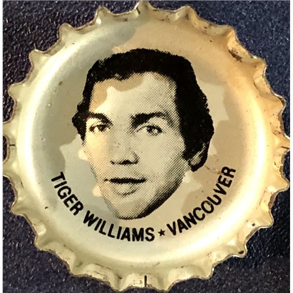 1980-81 PEPSI NHL BOTTLE CAPS - TIGER WILLIAMS