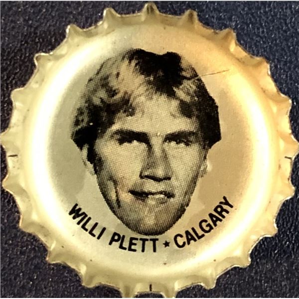 1980-81 PEPSI NHL BOTTLE CAPS - WILLI PLETT