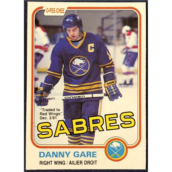 1981-82 O-PEE-CHEE DANNY GARE