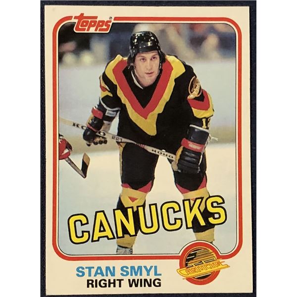 1981-82 TOPPS STAN SMYL