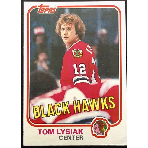 1981-82 TOPPS TOM LYSIAK