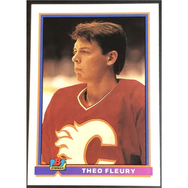 1991-92 BOWMAN THEO FLEURY