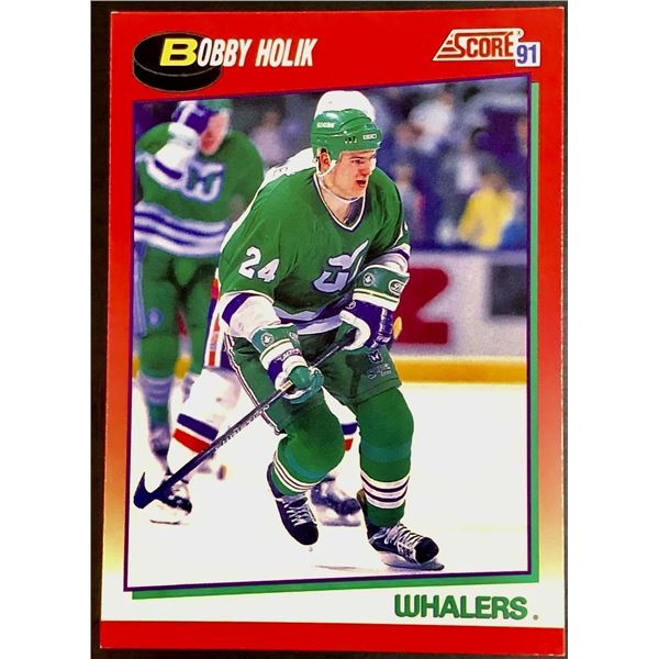 1991-92 SCORE NHL BOBBY HOLIK ROOKIE CARD