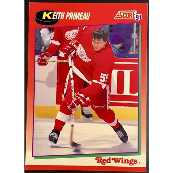 1991-92 SCORE NHL KEITH PRIMEAU ROOKIE CARD
