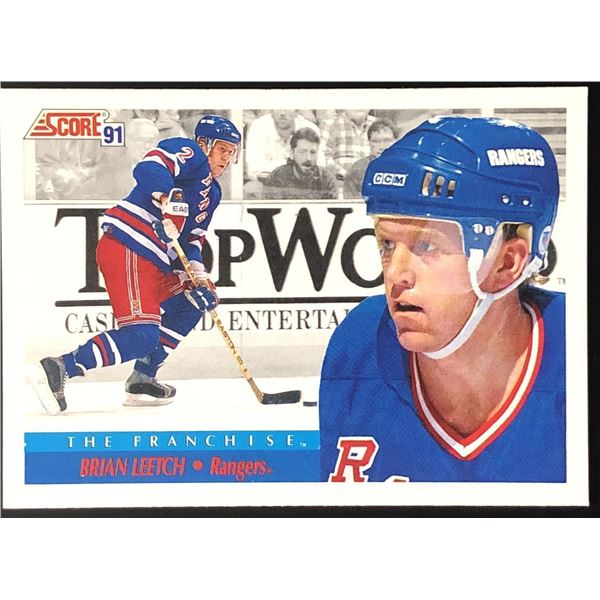 1992 SCORE BRIAN LEETCH (HOF)