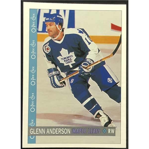 1992-93 O-PEE-CHEE GLENN ANDERSON (HOF)