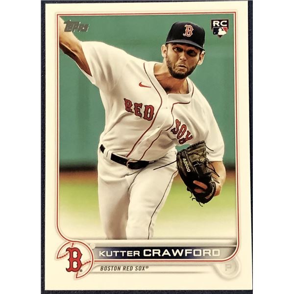 2022 TOPPS KUTTER CRAWFORD ROOKIE CARD