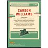 Image 2 : 2023 DONRUSS CARSON WILLIAMS ROOKIE CARD