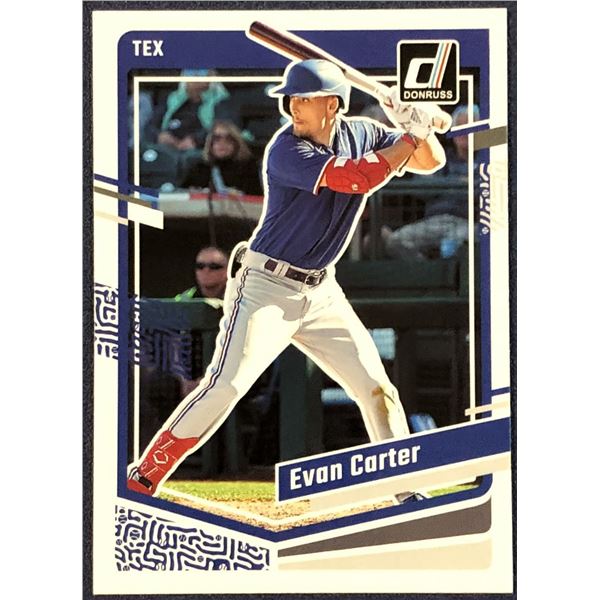 2023 DONRUSS EVAN CARTER ROOKIE CARD