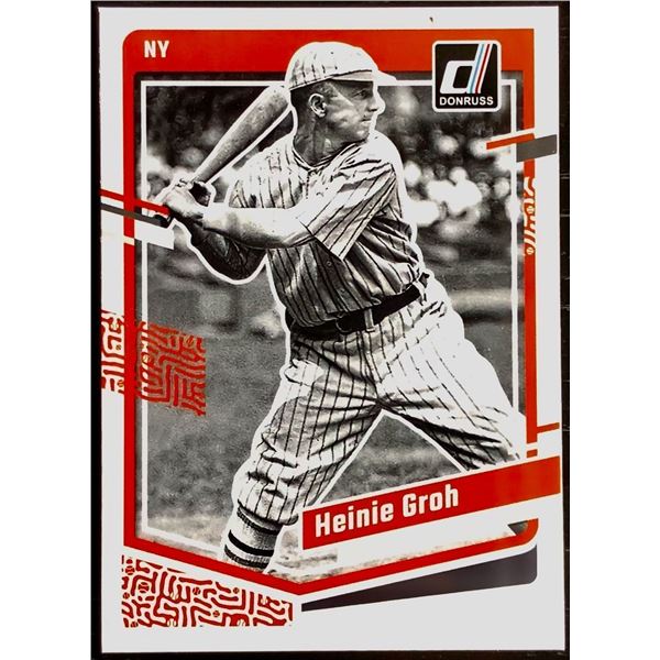 2023 DONRUSS HEINIE GROH (HOF)